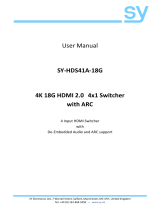 SY Electronics SY-HDS41A-18G Operating instructions