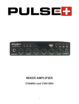 PULSE PLUS CVA120U Operating instructions