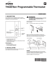 Aube TH450 Non-Programmable Thermostat Installation guide