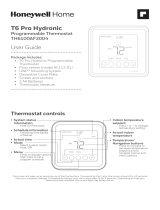 Honeywell TH6100AF2004 T6 Hydronic Programmable Thermostat User manual