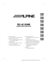 Alpine R2-A150M Owner's manual