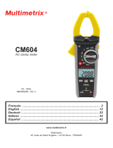 Multimetrix CM604 AC CLAMP METER User manual