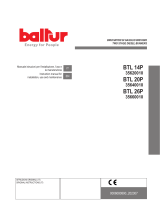 BALTUR BTL 14 P 50Hz  Use and Maintenance Manual