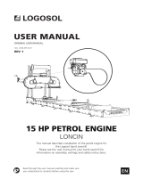 Logosol 15 hp petrol engine User manual