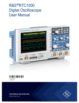 Rohde&Schwarz RTC1000 User manual