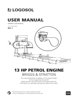 Logosol 13 hp petrol engine User manual