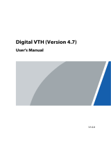 Dahua VTH5421HB/VTH5421HW User manual