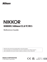 Nikon NIKKOR Z 400mm f/2.8 TC VR S Reference guide