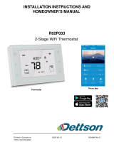 Dettson 2-Stage Thermostat R02P033 User manual
