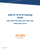 Aruba AOS-CX 10.12 IP Routing User guide