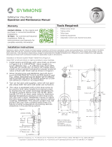 Symmons 1-1170VT-H401-V-STN-X Installation guide