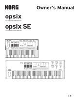 Korg opsix SE Owner's manual