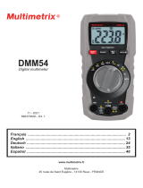 Multimetrix DMM54 MULTIMETER User manual