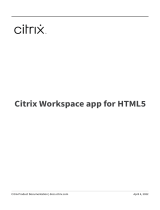 Citrix Workspace app for HTML5 2007 to 2203.2 User manual