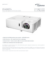 Optoma ZH406STx Owner's manual