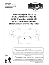 BERG garden trampoline Champion Owner's manual