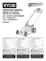 Ryobi RY401260 Owner's manual