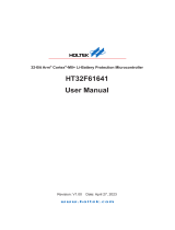 Holtek HT32F61641 User manual