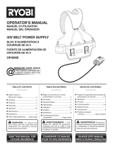 Ryobi OP40HBA Owner's manual