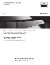 Küppersbusch CBD6550.0 Owner's manual