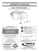 FIMCO Industries UTV-45-BL Owner's manual