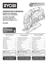 Ryobi PCL525B Owner's manual