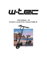 W-TEC E-Scooter Tenmark II 500 W 10” User manual
