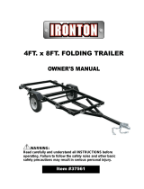 Ironton4ft. x 8ft. Steel Folding Utility Trailer Kit