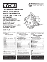 Ryobi CSB144LZK Owner's manual