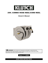 Klutch Combo Air and Electric Hose Reel Owner's manual