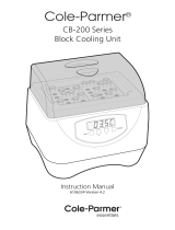 Cole-Parmer CB-200D Block Chiller/Heater; 100-230 VAC, 50/60 Hz User manual