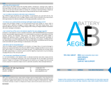 Aegis Battery ABL-012015P User manual