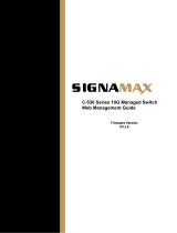 SignaMax C-530 Series 24 Port 10G Switch, Redundant Power User guide