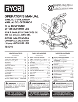 Ryobi TS1346 Owner's manual