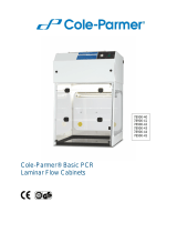 Cole-Parmer DLF-200 Series PCR Verticular Laminar Flow Cabinets User manual