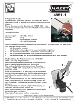 Hazet 4851-1 Operating instructions