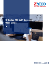 Zycoo G Series PRI VoIP Gateway Owner's manual
