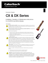 Caloritech CXC, CXF, CXI Owner's manual