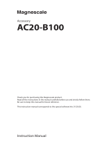 Magnescale AC20-B100 Owner's manual