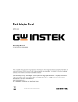 GW Instek GRA-422 User manual