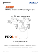 Carlisle DeVILBISS - PROLite Pressure and Suction User manual