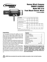 Ramsey Winch REP 9.5e Owner's manual