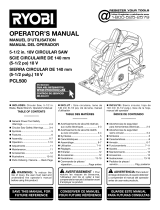 Ryobi PCL1201K2 Owner's manual