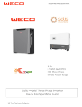 WECO Solis Three Phase User guide