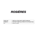 ROSIERES RDG6DCK3B-ALG/1 User manual
