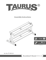 Taurus dumbbell stand KHS-20 Owner's manual