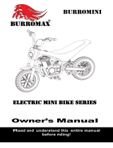 Burromax TT350R Owner's manual