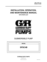 GORMAN-RUPP PUMPS SFSC4B User manual