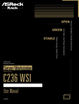 ASRock Rack C236 WSI User manual