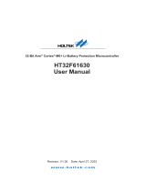 Holtek HT32F61630 User manual